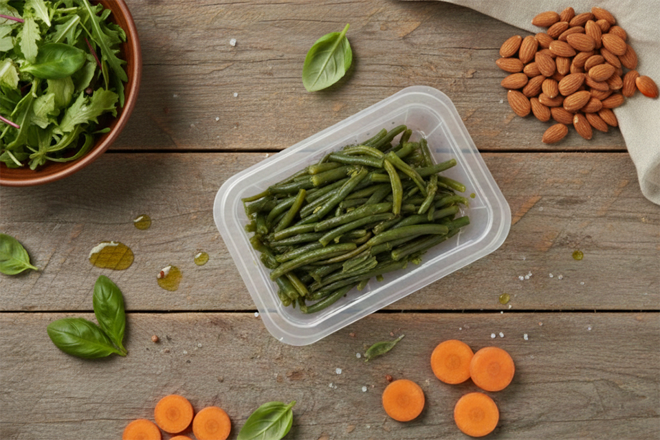 fagiolini verdi cotti